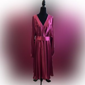 True vintage 80s reversible red dress sz 8